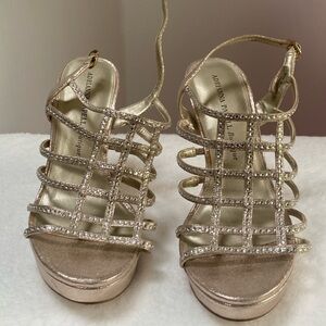 Adriana Papell high heel sandals.